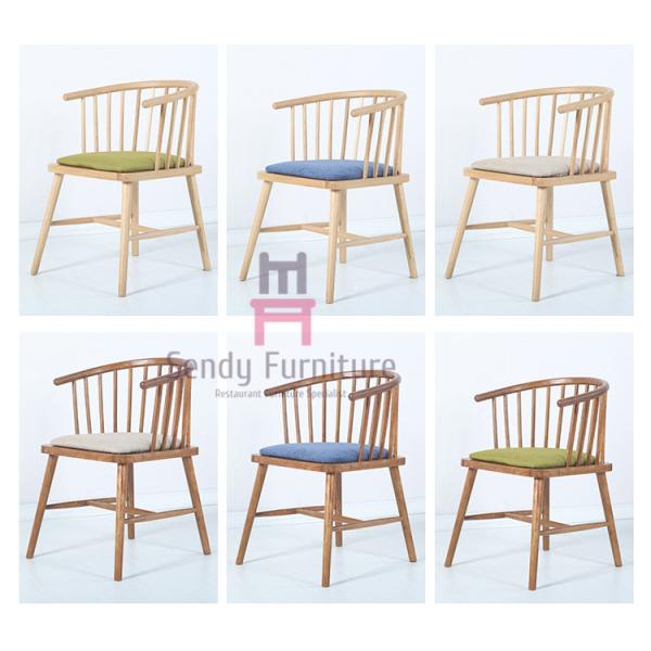 Sleek Low Back Wood Restaurant Chairs