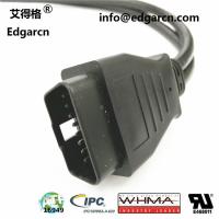 Prise d'injection du câble 16pin de connecteur d'Iatf16949 J1962 Obd2 pour le diagnostic de Velhcle