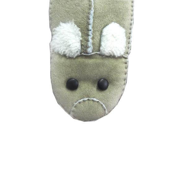 Promotion Fashion Plain Daily Life Usage Winter Warm Real Lamb Fur Mittens Gloves