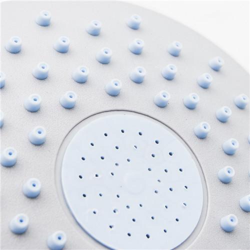 Light ABS Ceiling Mounted Shower Head , High Pressure Round Shower Head 19CM Diameter
