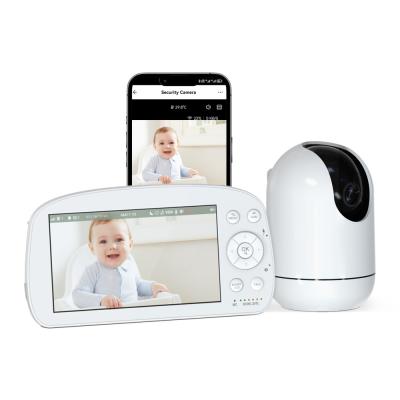 1080p HD Baby Monitor with App, 360° PTZ, Two-Way Audio