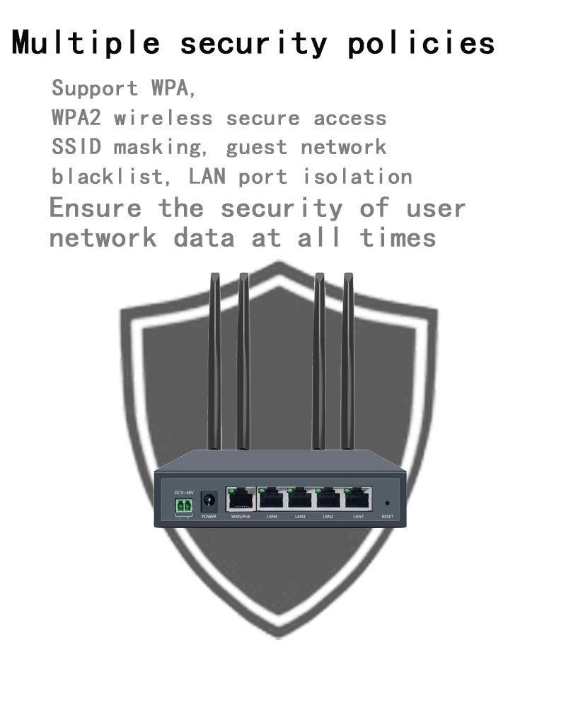 Маршрутизатор LAN /1 БОЛЕЗНЕННЫЙ 4g Lte Wifi маршрутизатора 4 набора микросхем MTK7628NN 4G промышленный