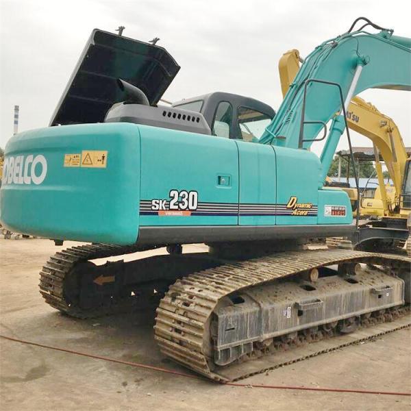 Excavadora usada Kobelco Sk230-6E con bomba hidráulica original 23000 KG peso de la máquina