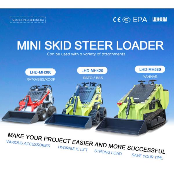 Hot Cheap Mini Diesel Tracked Skid Steer Loader Mini Skid Loader Suppliers