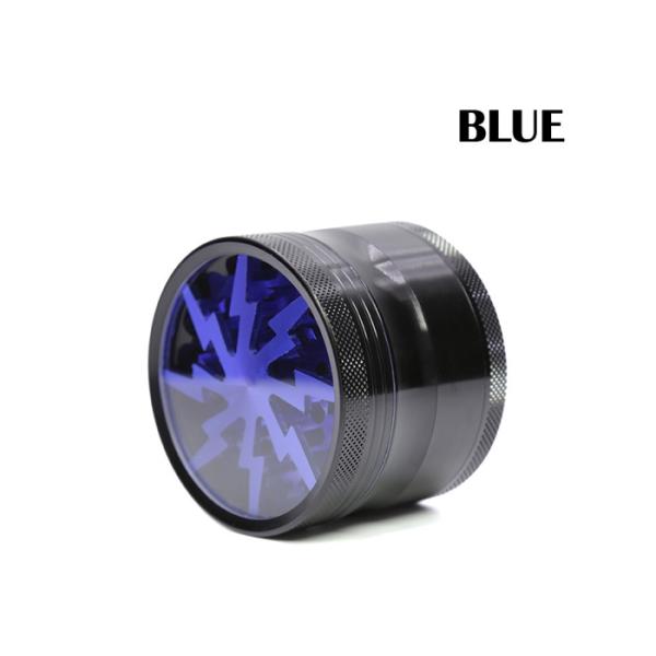 4 Layers 63mm Grinder Aluminium Alloy Lightning Tobacco Smoking Accessories Herb Pepper Grinders