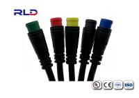 IP65 2 - 6 pinos cabografam o sinal impermeável do cabo elétrico do conector da tomada