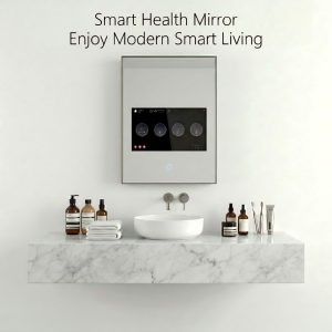 Kingstin Custom Smart Mirror Cabinet Android TV Screen Stainless Steel Bathroom