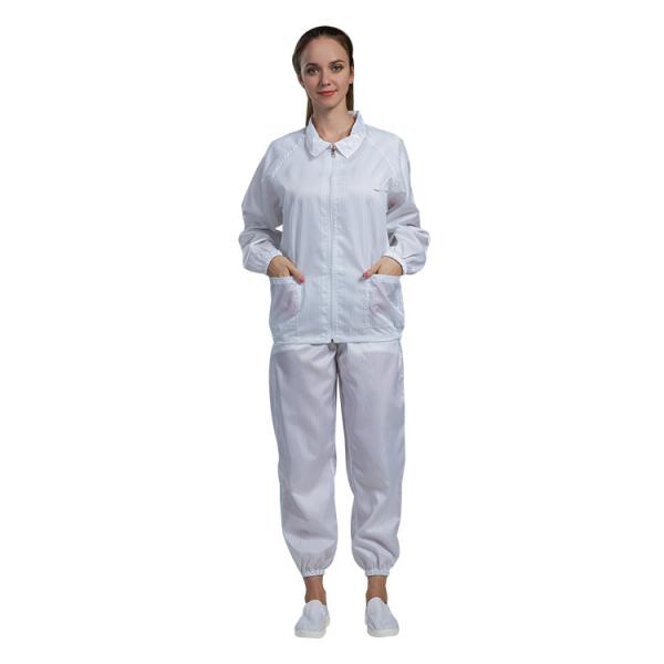 Cleanroom ESD Suit 10e6-10e9 Ohm Anti-Static Washable Coverall