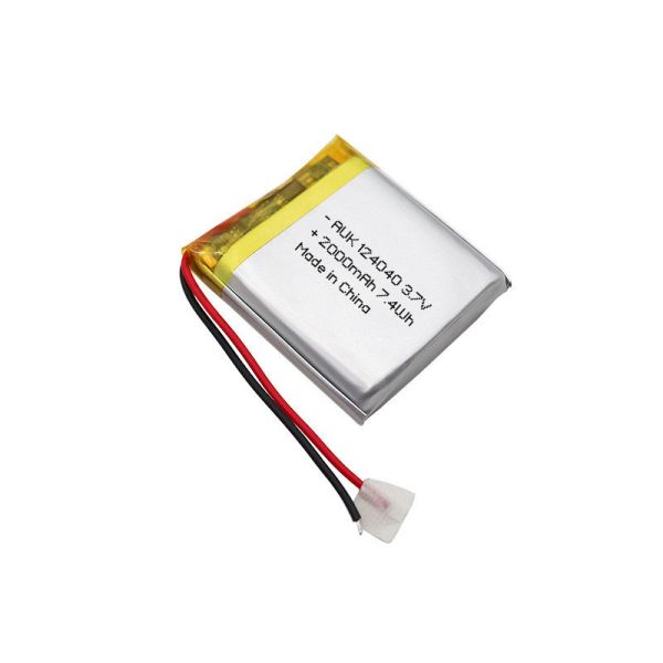 AUK124040 Polymer Lithium Battery 3.7V 2000mAh Lipo Air Purifier Battery KC Certified Battery