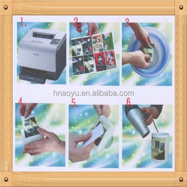 Multi - Purpose Water Transfer Blank Ceramic Decal Transfer Paper with White Paper