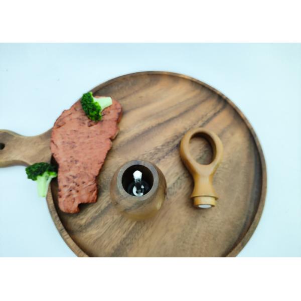 Деревянная ручная соленая и перечная мельница Акация Деревянная элегантная конструкция Солевая и перечная мельница