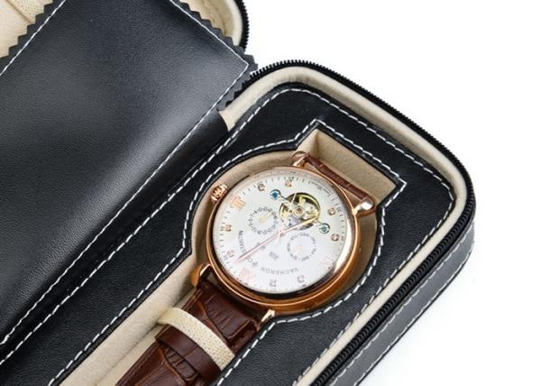 TW-033 Pu Mens Leather Watch Box  For Wristwatch , Leather Watch Case
