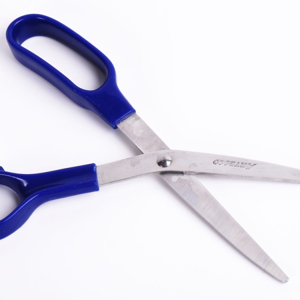 office multipurpose scissors plastic handle and carbon steel scissor
