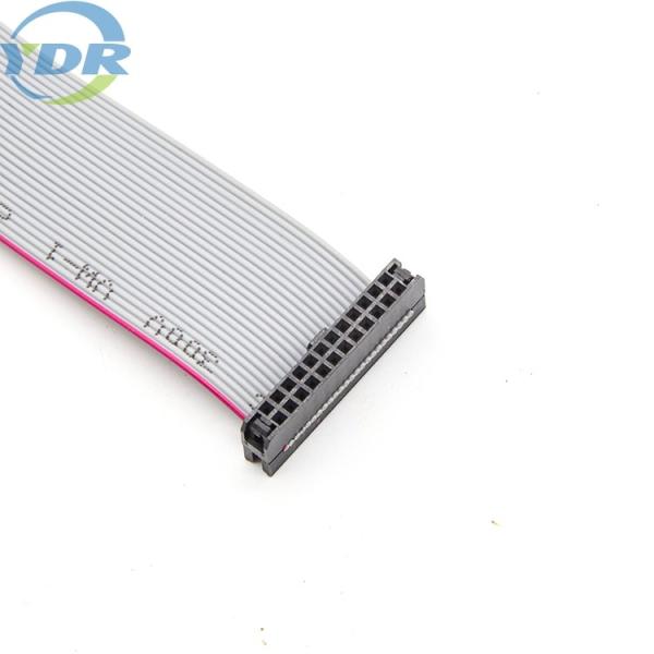 2.54mm IDC Flat Ribbon Cable UL2651 28AWG PVC Copper Material Wire Harness