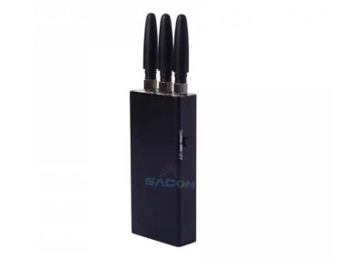 3 Antennas Pocket Cell Phone Jammer Block GSM 3G Signals With 2000mA Battery