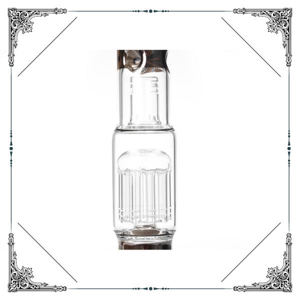 17 Inches Glass Beaker Water Pipe With Ten  Tree Arms Perc And Splash Guard Hookah Bongs