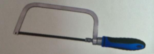 Flat Steel Mini Saw Frame With Plastic Grip (Code: AT-102)