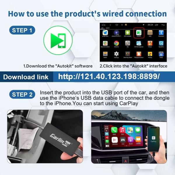 CPC200-CCPA USB Dongle For Android Head Units Wireless Carplay And Android Auto AI Box Upgrade Car Screen