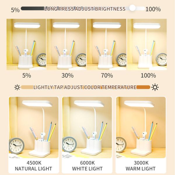 Intelligent Usb Portable Adjustable Foldable Led Table Lamp