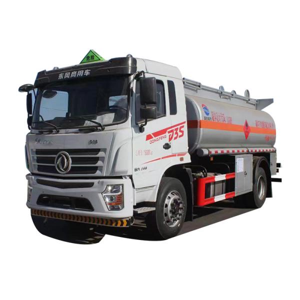 Camion-citerne de carburant Dongfeng 4x2 12000l, camion-citerne de taille moyenne pour le transport de pétrole brut, de gaz et de diesel, avec distributeur