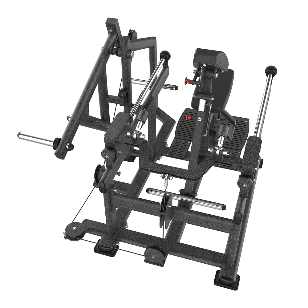 Heavy Duty Steel Linear Rail Plate Loaded Row Machine with Low Lumbar Compression Design and 1960*1440*1050mm Size