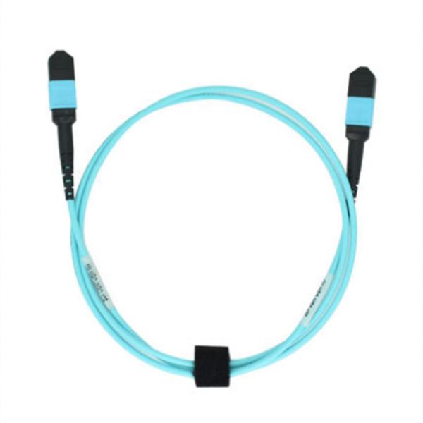 8 12 24 cores singlemode Multimode MTP MPO connector  fiber optic patch cord