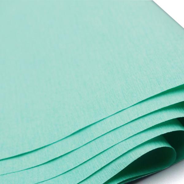 1200*1200 Autoclave Sterilization Medical Crepe Wrapping Paper Wrinkle Paper Green Blue White