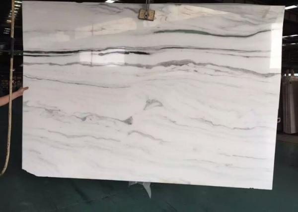 Wall Natural Stone Marble Tiles , 2.7g/Cm³ Density Large White Marble Floor Tiles