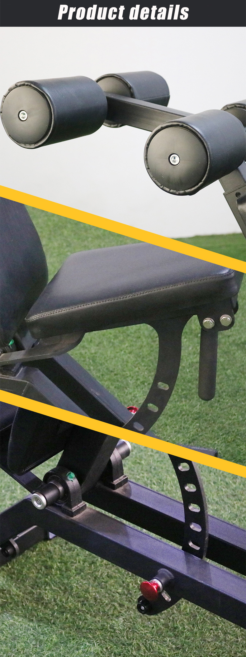 Коммерческий ABS Gym Fitness Bench Press с унисекс дизайном и регулируемой высотой
