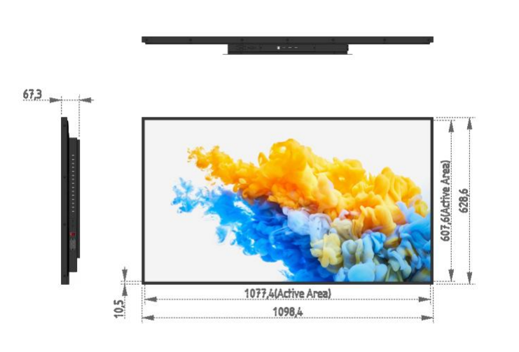 49 inch LCD Commercial Display Digital Signage for Public and Commercial displays