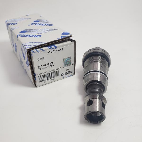 Relief Valve 723-46-43400 723-46-42800 For KOMATSU PC200 PC220  PC400 PC450