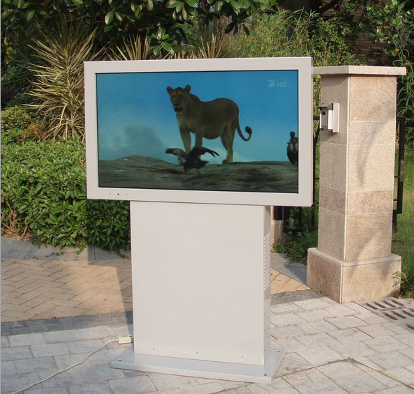 Vertical HD Screen Freestanding Digital Signage Outdoor Displays For Talent market