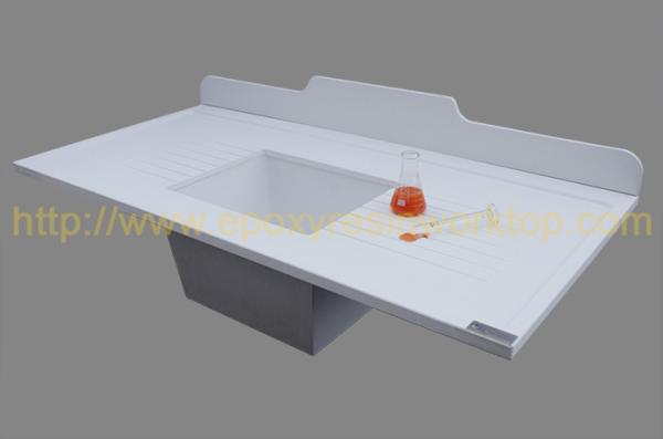 Resist moisture epoxy resin corner countertop matte surface for pharmaceutical company