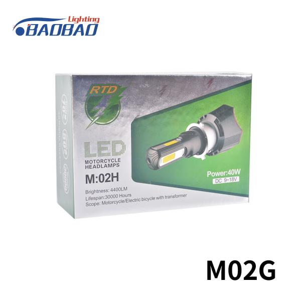 M02G RTD 40W 4400Lumen Motorcycle led headlight