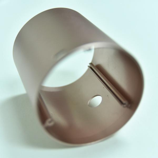 Точность алюминиевого сплава золота 6061 Роза повернула части