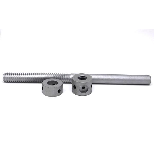 As peças fazendo à máquina de gerencio personalizadas do CNC rosqueiam Rod/defletor do cilindro para o automóvel