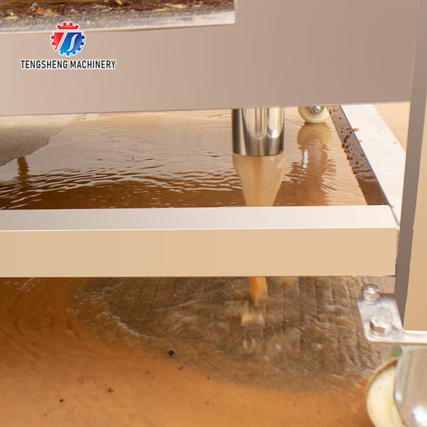 Limpeza de limpeza de limpeza contínua da raiz do rolo de lãs do marisco do equipamento de 380KG 1.5KW