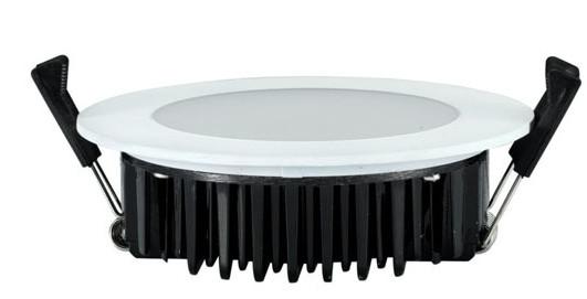 Round Indoor Commercial LED Downlights 7W SMD Ceiling Recessed Fixtures