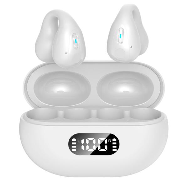 Waterproof Standard IPX-6 TWS BT 5.3 Earphone Touch Control and Battery Indicator Digital Display for LED Wireless Headphone