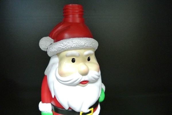 Christmas Style Cartoon Shampoo Bottle 190MM Eco - Friendly PVC Material
