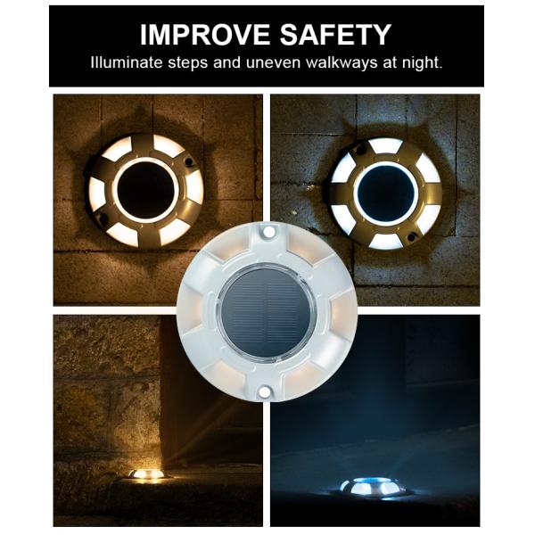 Света пола водоустойчивого алюминиевого солнечного света палубы IP67 солнечные для украшения врага тропы