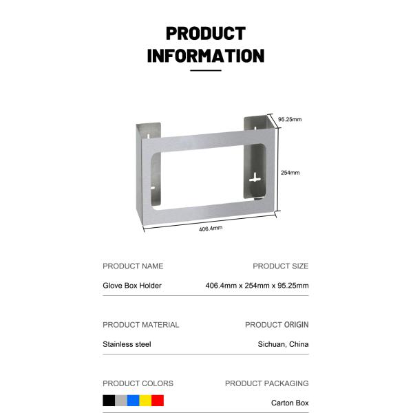 Одиночный распределитель бардачка руки держателя стены металла