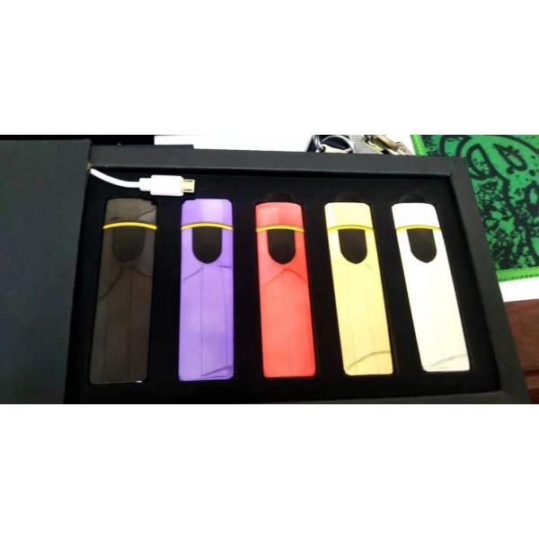 USB заряжаемая зажигалка Наш пластиковый USB ветроустойчивый зажигалка