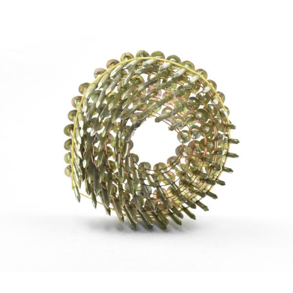15 Degree .120''*7/8'' Wire Collated Electric Galvanized Smooth Shank Roofing Coil Nails