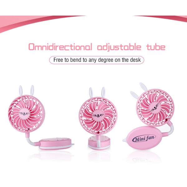 Foldable Rabbit Fan,portable mini handheld fan, usb charge mini table fan