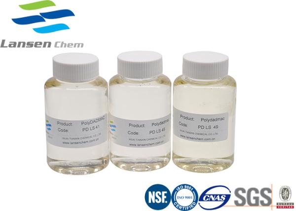 Agent de fixation de grande viscosité de colorant de tissu PolyDADMAC 26062-79-3 pH 5.0-8.0