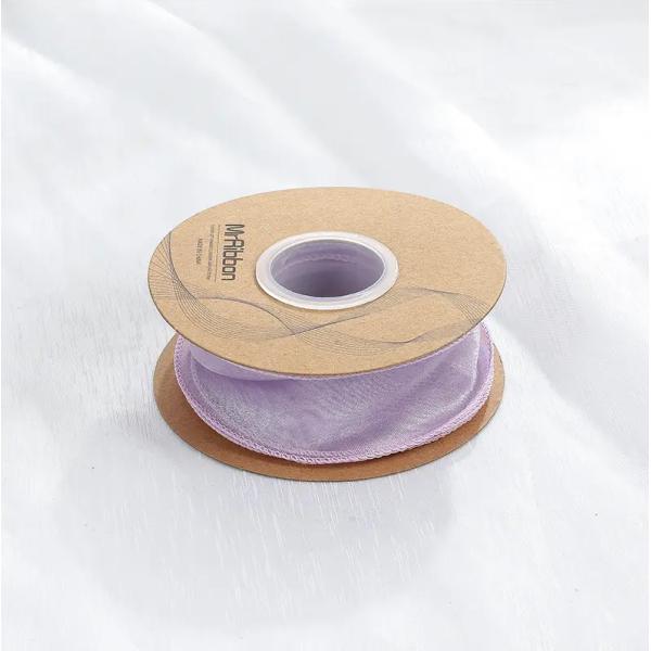 Лента Organza для цветка обруча подарка упаковывая сатинировку ленты пряжи сплошного цвета Fishtail