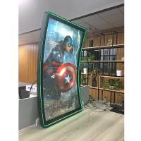 Monitores de tela sensível ao toque LCD externo de grau industrial 43'' J Tipo LED Display curvo Halo Alto brilho