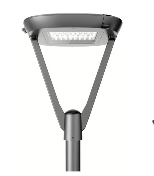 140lm/w Luminous Flux Solar Pole Lamp Garden Light in Classic European Style for Urban Lighting