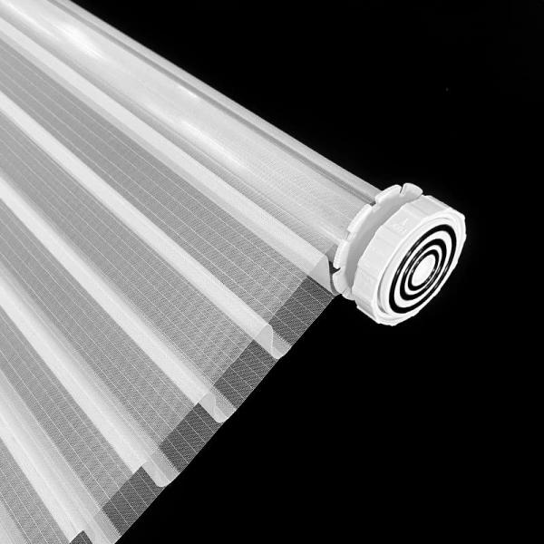 WELLSOURCE No Drill 2Shangri-la Shades Tension Inside Mount Expansion Window Blind,Custom Size